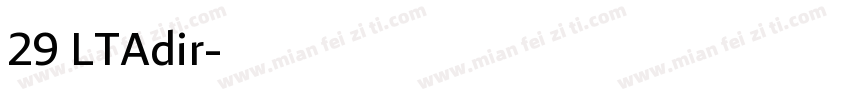 29 LTAdir字体转换